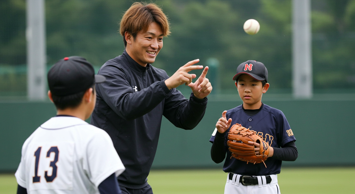野球指導風景1